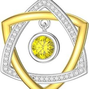 925 Sterling Silver Star of David Necklace: Exquisite Jewish-Christian Gothic Zi